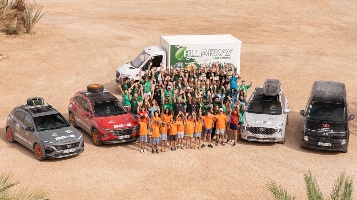 Hyundai Motor España ha apoyado la aventura solidaria en el desierto de Marruecos