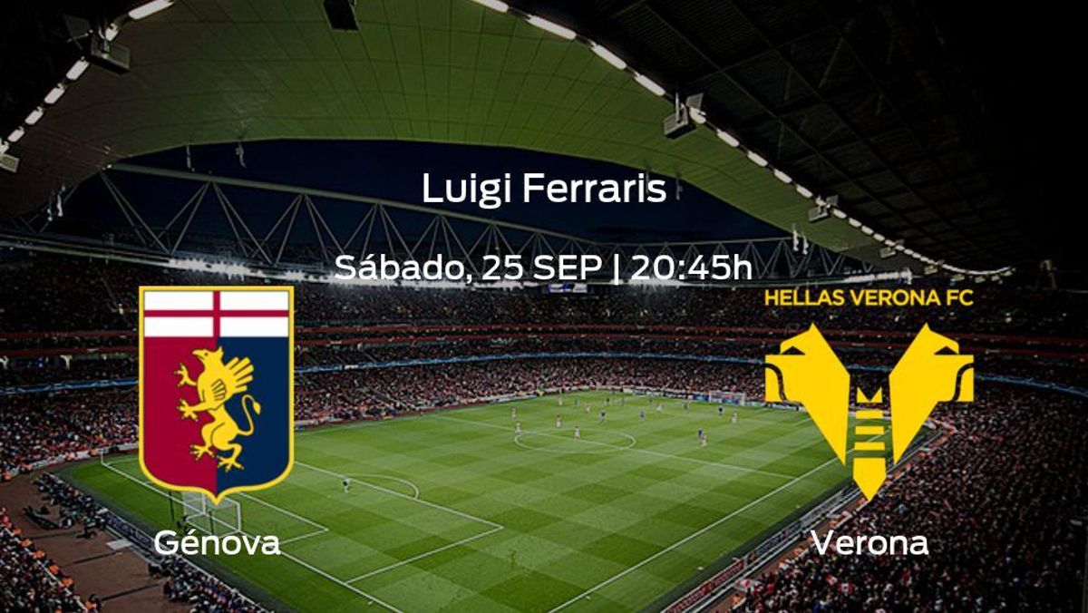 Previa del encuentro: el Génova recibe al Hellas Verona Previa del encuentro: el Génova recibe al Hellas Verona