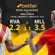 Rayo Vallecano vs. RCD Mallorca: horario, TV, estadísticas, clasificación y pronósticos