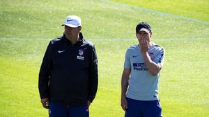 El Mono Burgos no quiso hablar de su relación con Simeone El Mono Burgos no quiso hablar de su relación con Simeone