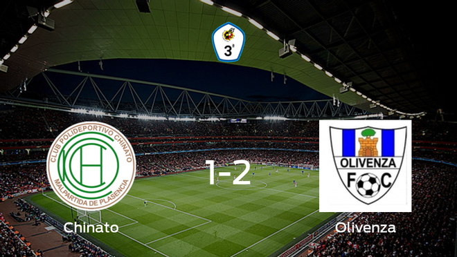 El Olivenza suma tres puntos a su casillero frente al Chinato (1-2) El Olivenza suma tres puntos a su casillero frente al Chinato (1-2)