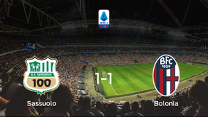 El Sassuolo y el Bolonia empatan a uno en el Estadio Mapei El Sassuolo y el Bolonia empatan a uno en el Estadio Mapei