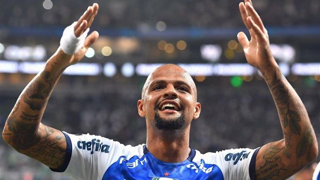 Felipe Melo juega en el Palmeiras a sus 36 años Felipe Melo juega en el Palmeiras a sus 36 años
