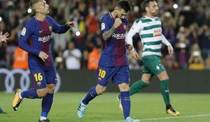 Como siempre, Messi fue la referencia ofensiva del equipo Como siempre, Messi fue la referencia ofensiva del equipo
