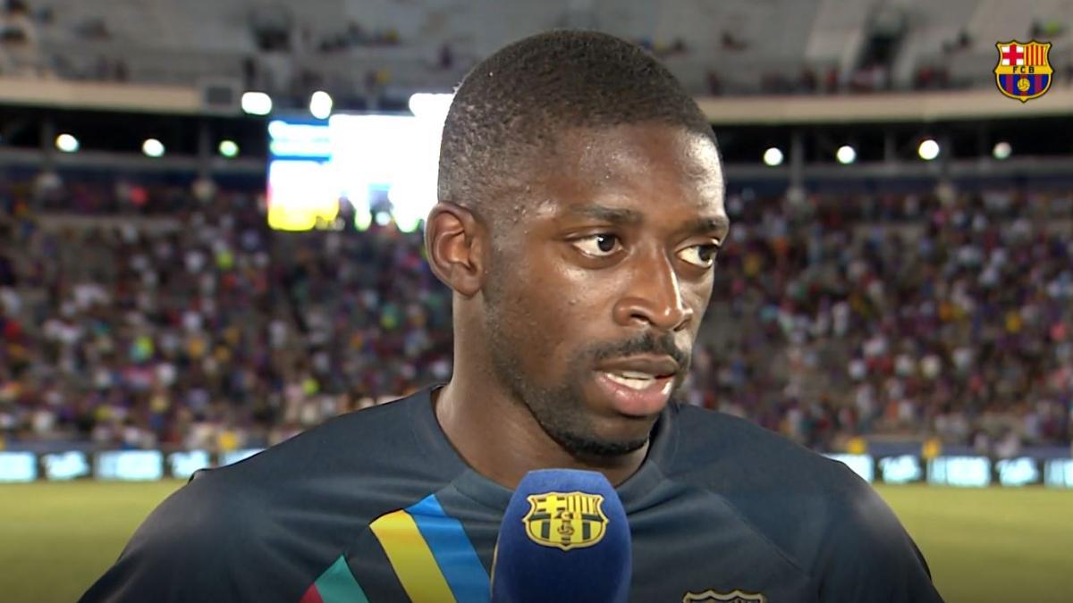 Dembélé: Voy a darlo todo por Barça