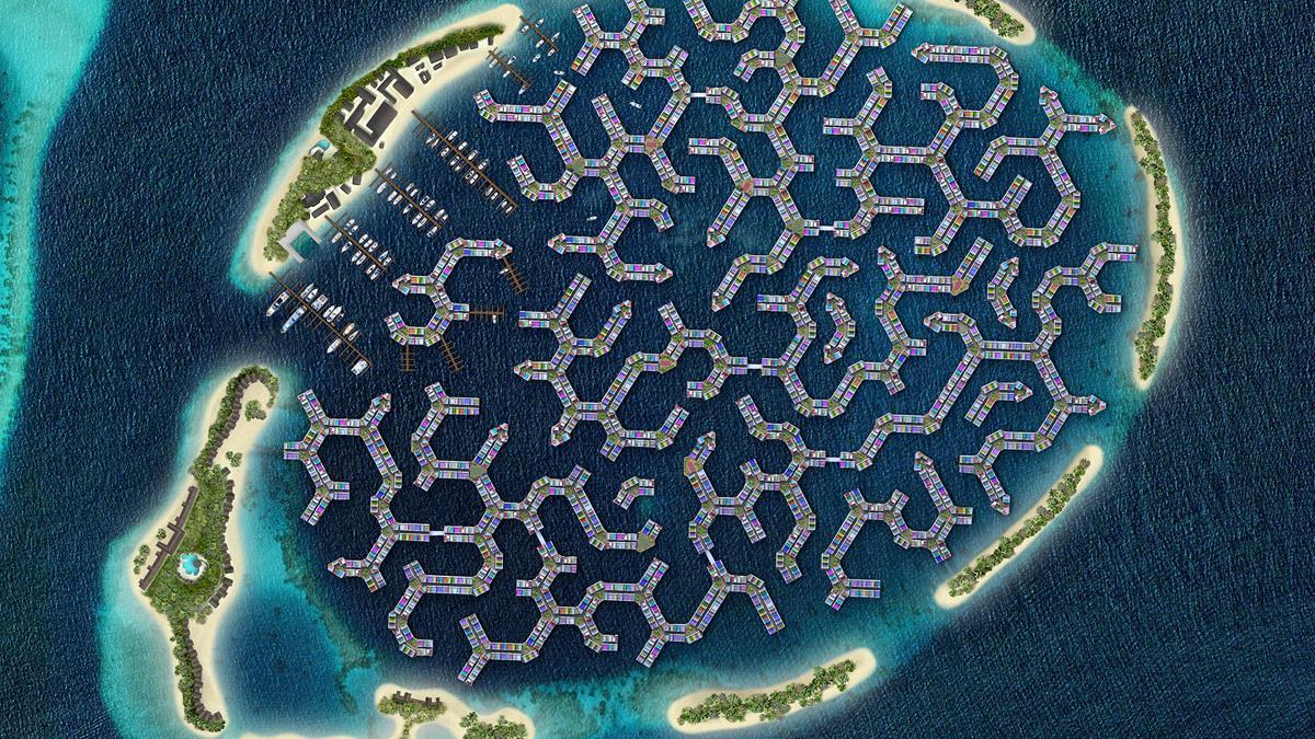 Así será la primera ciudad flotante del mundo para esquivar la subida del mar
