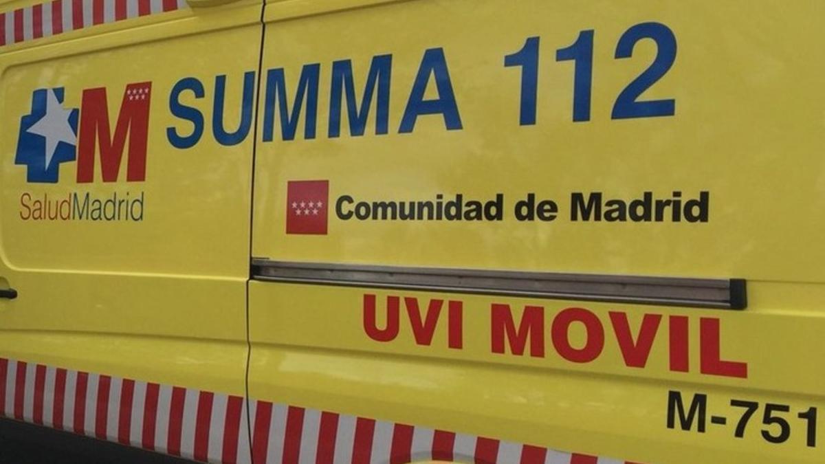 El chocque de dos vehículos deja una muerta y un herido en Madrid