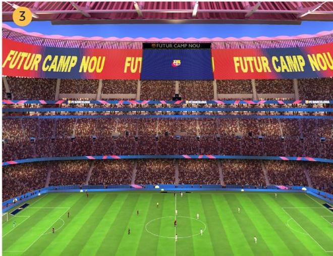 Las imágenes del futuro Camp Nou del proyecto de Laporta