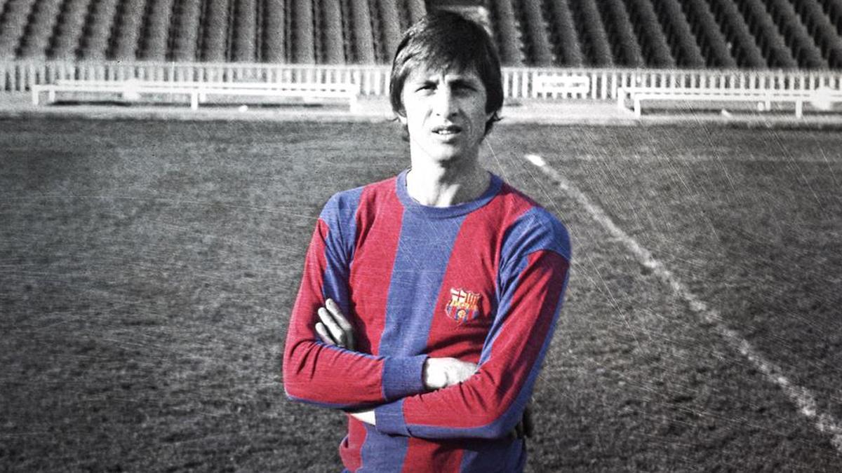 Johan Cruyff, un ídolo para la afición del FC Barcelona