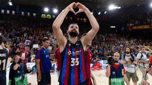 Mirotic se siente muy querido por la afición culé Mirotic se siente muy querido por la afición culé