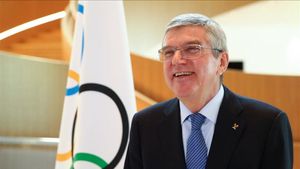 Thomas Bach, presidente del CIO Thomas Bach, presidente del CIO