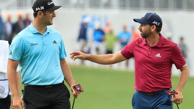 Sergio García y Jon Rahm Sergio García y Jon Rahm