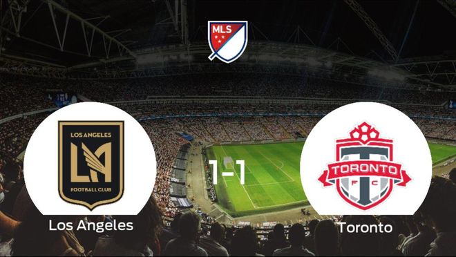 El Los Angeles FC y el Toronto FC logran un punto tras empatar a uno El Los Angeles FC y el Toronto FC logran un punto tras empatar a uno