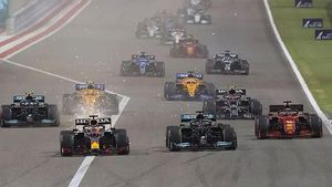 La salida del último GP de Bahrein La salida del último GP de Bahrein