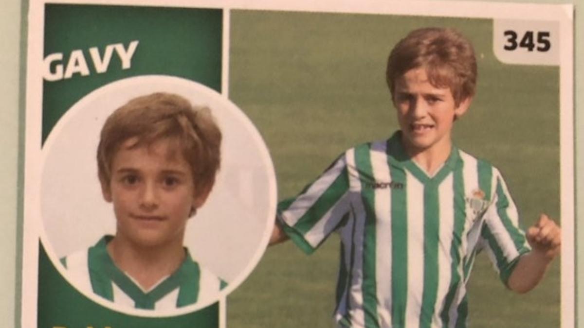 El cromo de “Gavy” con 10 años que agita las redes
