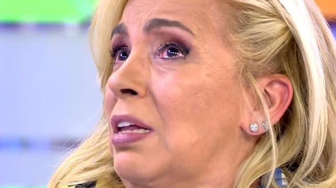 Carmen Borrego se derrumba en ‘Sálvame’: «He pasado muchas cosas en mi vida, pero esta es la peor»
