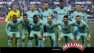 La alineación del FC Barcelona para enfrentarse al Levante en el Ciutat de València La alineación del FC Barcelona para enfrentarse al Levante en el Ciutat de València