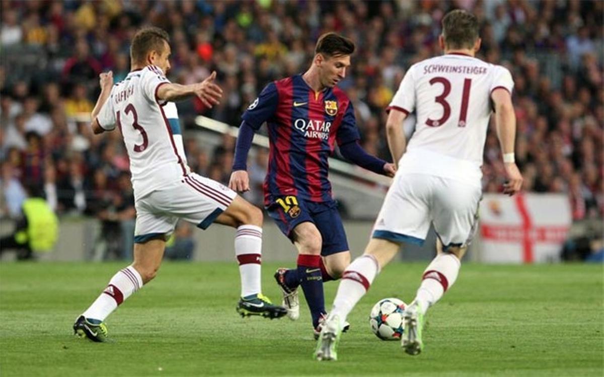 Messi metió al Barça en la final de la Champions Messi metió al Barça en la final de la Champions