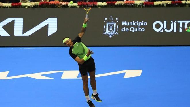 Ruud obtiene su primera victoria ante Nadal en un partido de exhibición en Ecuador