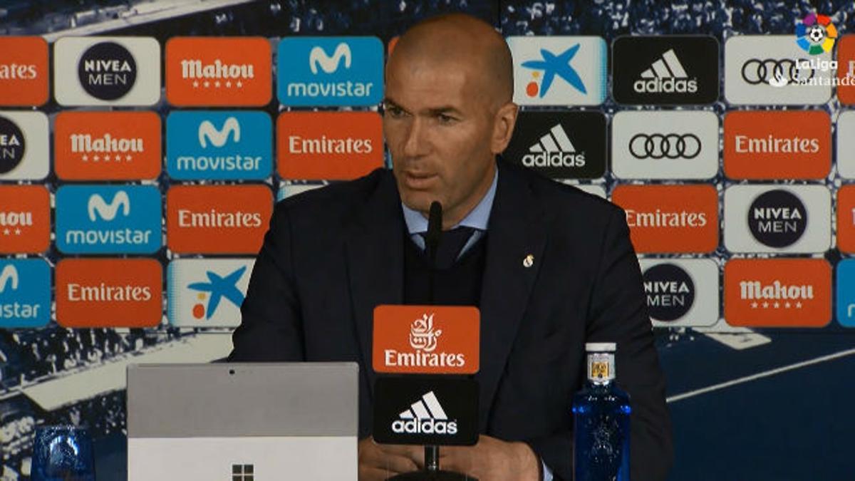 Zidane no encajó bien los elogios de Simeone