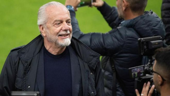 De Laurentiis anuncia que Nápoles no inscribirá jugadores africanos