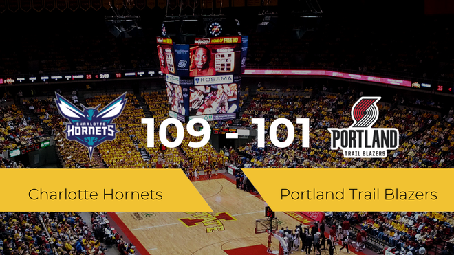 Triunfo de Charlotte Hornets ante Portland Trail Blazers por 109-101 Triunfo de Charlotte Hornets ante Portland Trail Blazers por 109-101