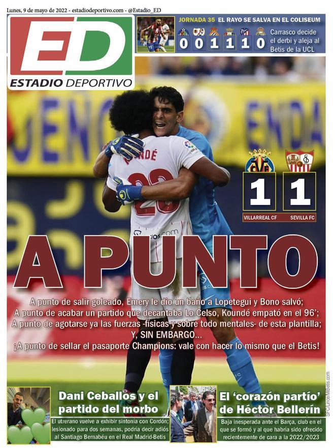 Las portadas de la prensa deportiva de este lunes