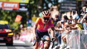 Ricarda Bauernfeind, ganadora de la quinta etapa.