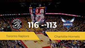 Toronto Raptors logra la victoria frente a Charlotte Hornets por 116-113 Toronto Raptors logra la victoria frente a Charlotte Hornets por 116-113