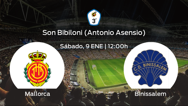 Previa del partido: el Mallorca B recibe al Binissalem Previa del partido: el Mallorca B recibe al Binissalem