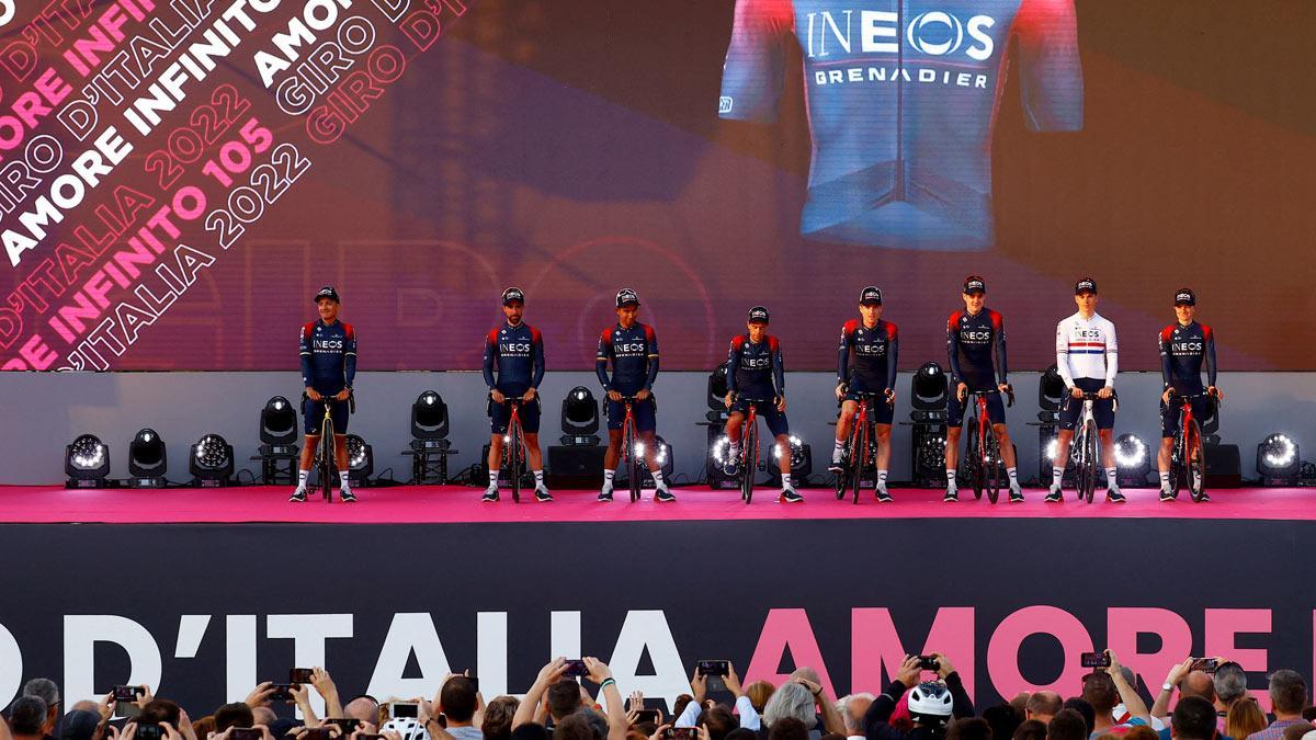 Todos los equipos y dorsales del Giro 2022