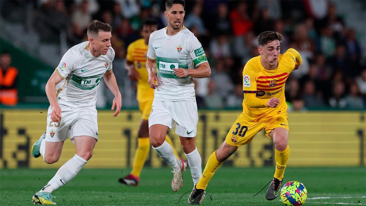 Elche Contemplates Challenging Barça Match Due to Improper Alignment of Gavi