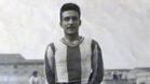 Joan Morral con la camiseta del Figueres, equipo al que defendió durante el servicio militar entre 1942 y 1945