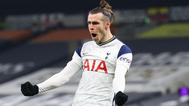 Gareth Bale celebra un gol con el Tottenham Gareth Bale celebra un gol con el Tottenham