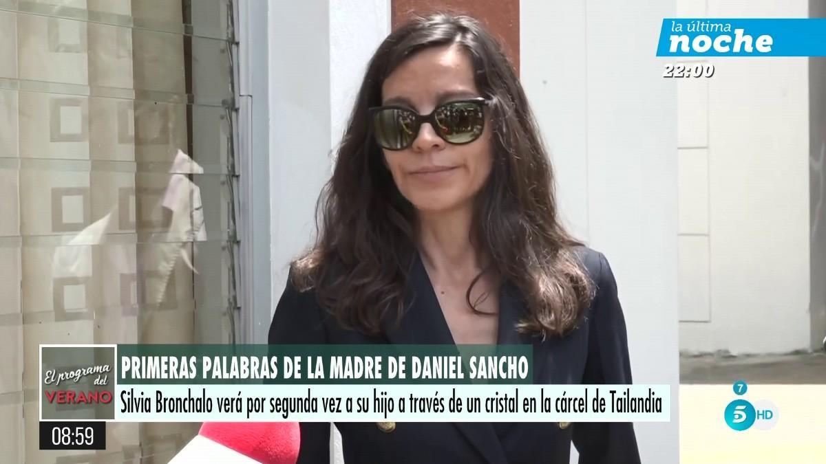 Primeras palabras de Silvia Bronchalo, madre de Daniel Sancho, tras ver