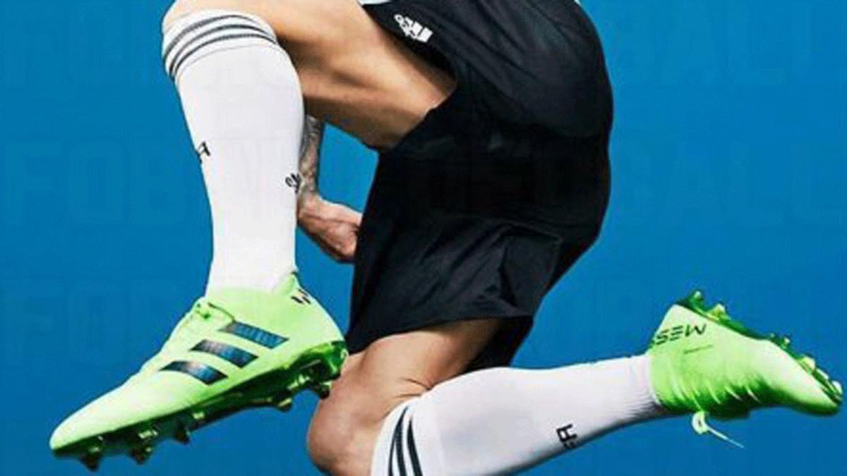 estrena botas Adidas en el Mundial