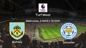 Previa del partido: el Burnley recibe al Leicester City Previa del partido: el Burnley recibe al Leicester City