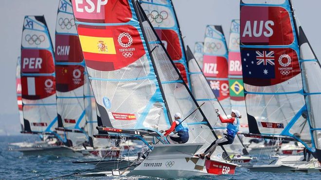 Echegoyen y Barceló quieren dar la primera medalla en vela en Tokio 2020 Echegoyen y Barceló quieren dar la primera medalla en vela en Tokio 2020