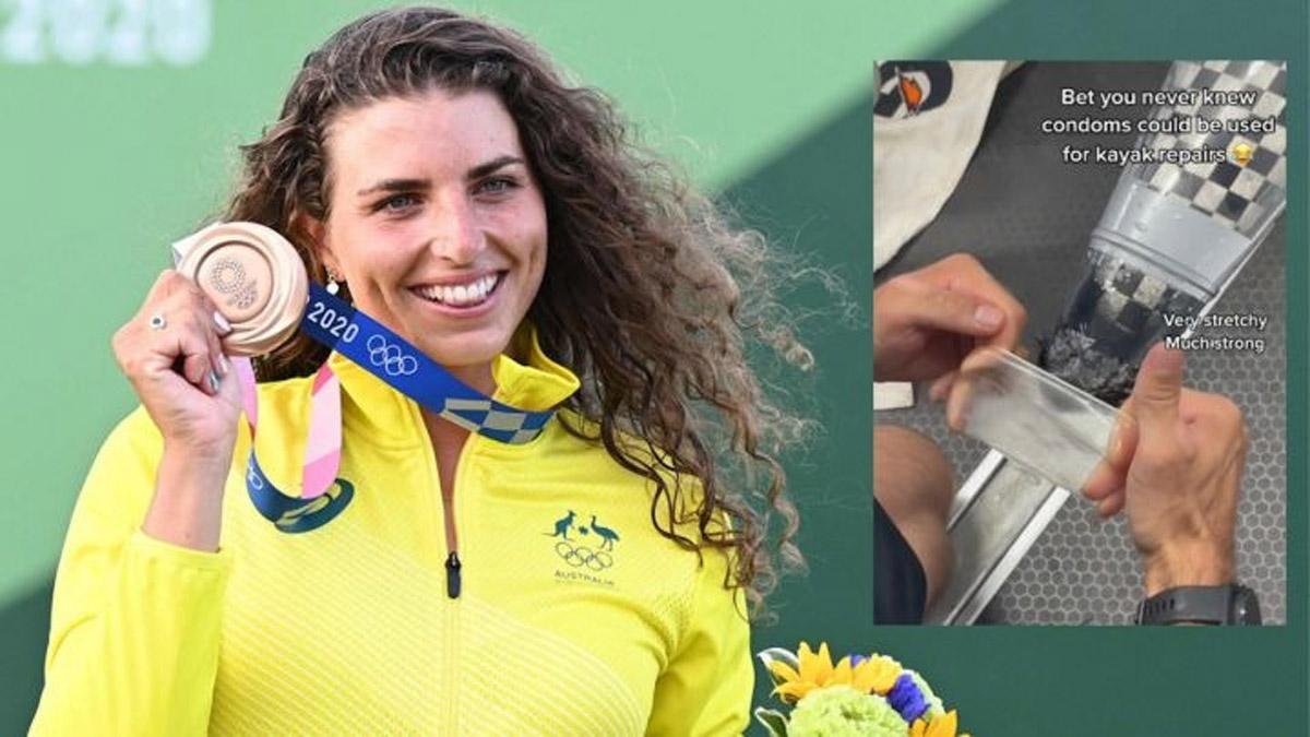 Jessica Fox conquista el bronce tras arreglar su kayak con un condón
