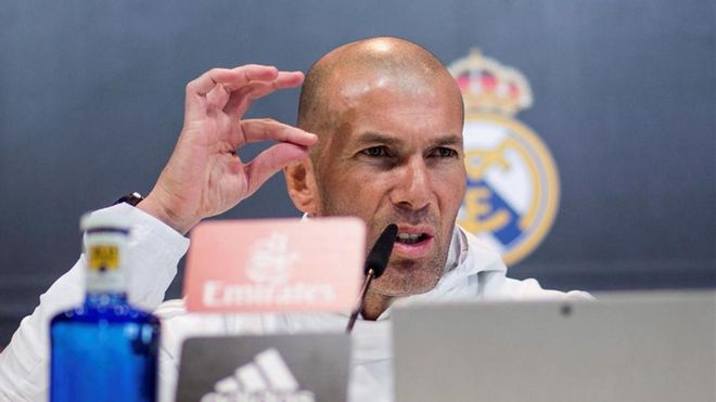 Zidane fue explícito en rueda de prensa Zidane fue explícito en rueda de prensa