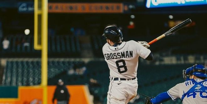 Grossman, de los Detroit Tigers. Grossman, de los Detroit Tigers.