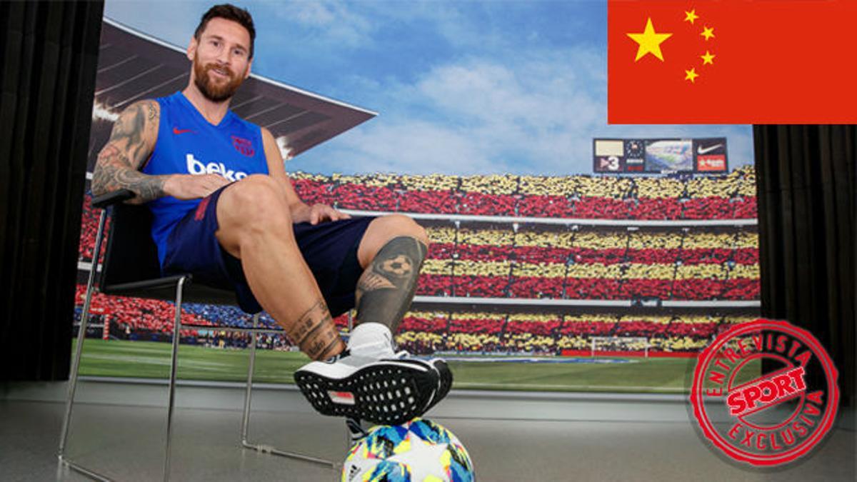 La entrevista a Leo Messi, subtitulada a Chino