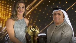 Alexia, ganadora del Globe Soccer Awards