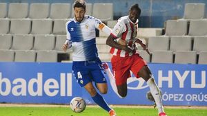 Imagen del último duelo entre Sabadell y Almería Imagen del último duelo entre Sabadell y Almería
