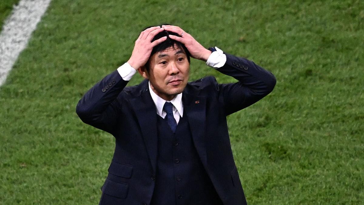 La reacción del técnico japonés tras la victoria y remontada de su selección ante Alemania