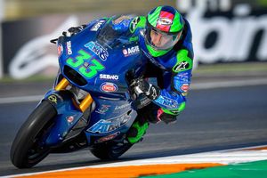 Enea Bastianini en acción Enea Bastianini en acción