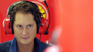 John Elkann, presidente de Ferrari John Elkann, presidente de Ferrari