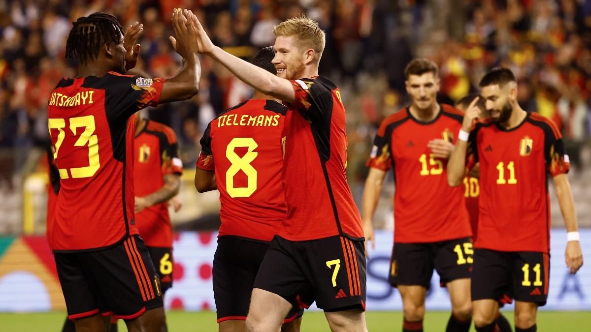 Kevin De Bruyne y Batshuayi celebran un gol Kevin De Bruyne y Batshuayi celebran un gol