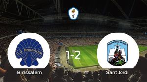 El PE Sant Jordi se impone al Binissalem y consigue los tres puntos (1-2) El PE Sant Jordi se impone al Binissalem y consigue los tres puntos (1-2)