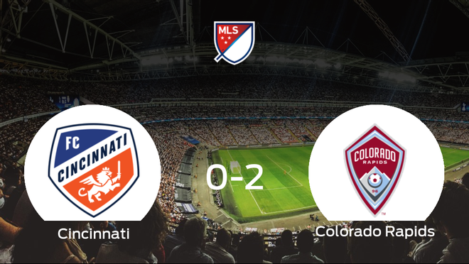El Colorado Rapids se lleva tres puntos después de ganar 0-2 al Cincinnati El Colorado Rapids se lleva tres puntos después de ganar 0-2 al Cincinnati